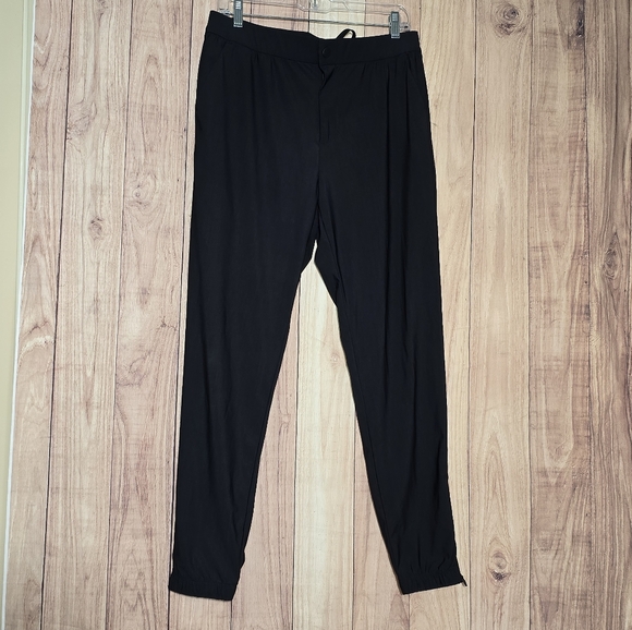Ten Thousand Mens Black Jogger Pants Cuff/Zipper Leg Size Medium Style TTPT011 - Picture 1 of 5